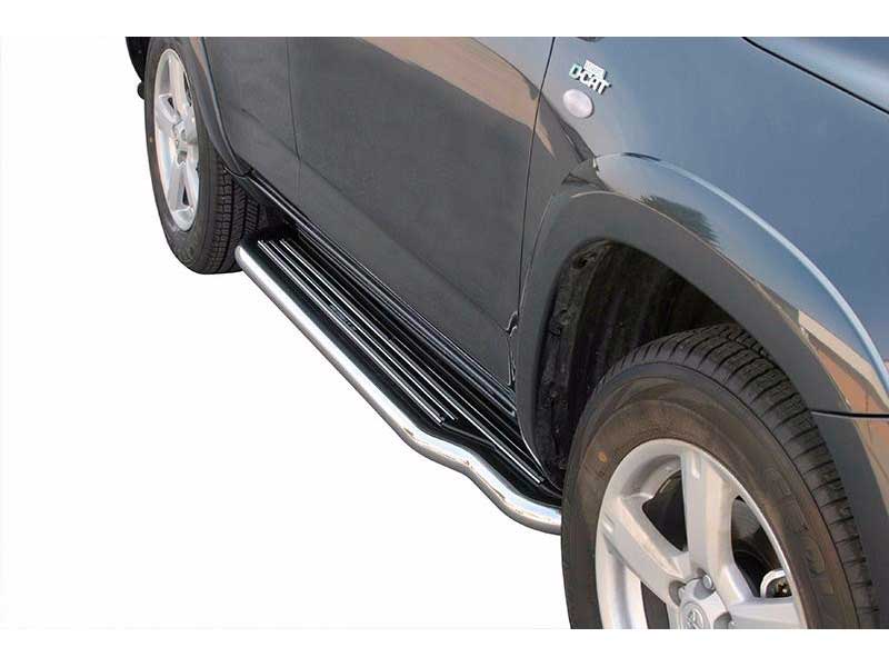 Estriberas Toyota Rav 4 06-09 Inox C/ Plataforma Estriberas Toyota Rav 4 06-09 Inox C/ Plataforma