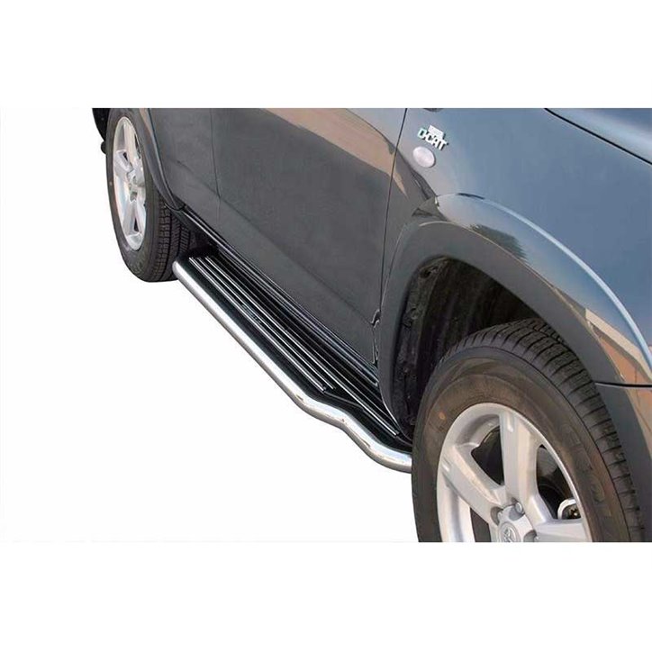 Estriberas Toyota Rav 4 06-09 Inox C/ Plataforma