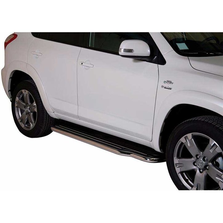 Marche Pieds Toyota Rav 4 10-12 Inoxydable Avec Plateforme