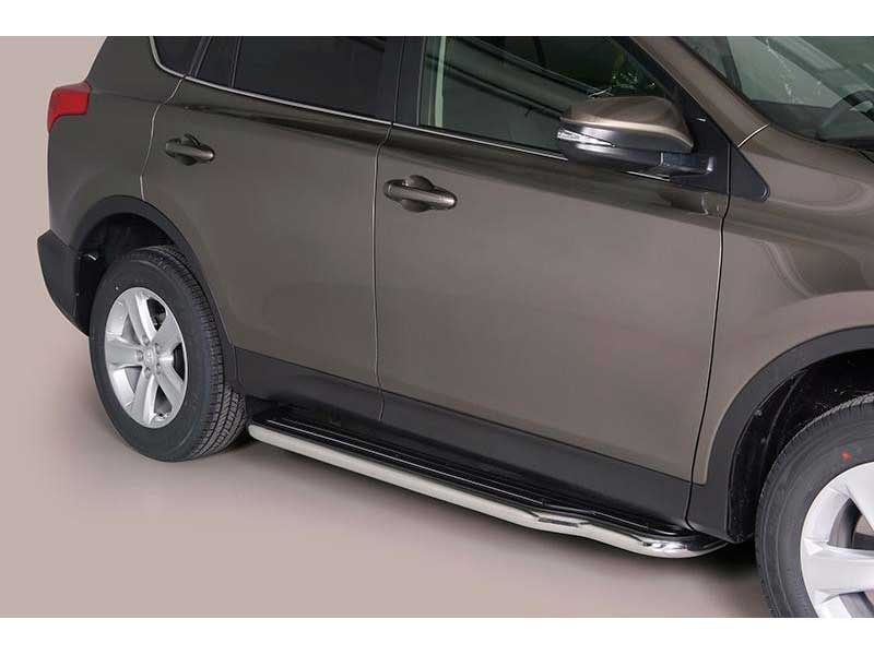Marche Pieds Toyota Rav 4 2013+ Inoxydable Avec Plateforme Marche Pieds Toyota Rav 4 2013+ Inoxydable Avec Plateforme