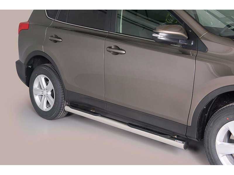 Marche Pieds Toyota Rav 4 2013+ Inoxydable Tube 76MM Marche Pieds Toyota Rav 4 2013+ Inoxydable Tube 76MM
