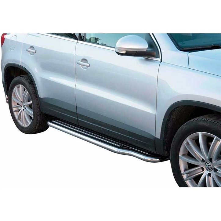 Marche Pieds VW Tiguan 08-11 Inoxydable Avec Plateforme