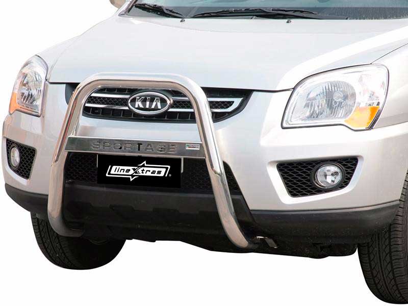 Defensa KIA Sportage 08-10 Inox Defensa KIA Sportage 08-10 Inox
