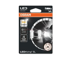 [06.2827DYP-02B] Kit 2 Lampes LED W5W 12V/1W OSRAM LEDriving® SL YELLOW