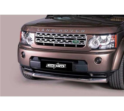 Protección Delantera Land Rover Discovery 4 Inox 76MM