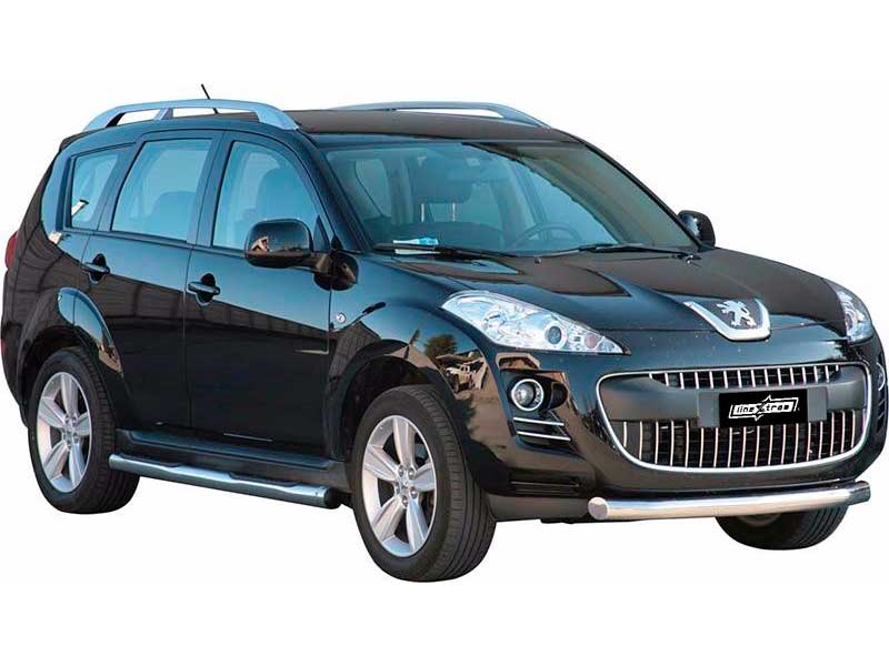 Protection Avant Peugeot 4007 2008+ Inoxydable 76MM Protection Avant Peugeot 4007 2008+ Inoxydable 76MM