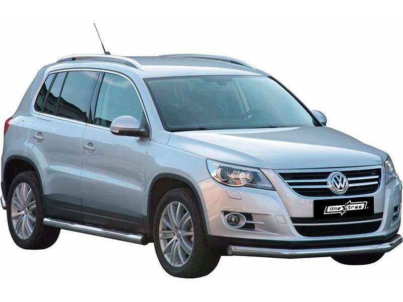 Protection Avant VW Tiguan 08-11 Inoxydable 76MM Protection Avant VW Tiguan 08-11 Inoxydable 76MM