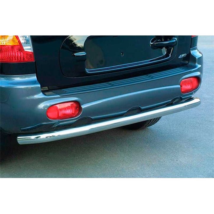 Protecção Traseira Hyundai Santa Fe 00-04 Inox 63MM