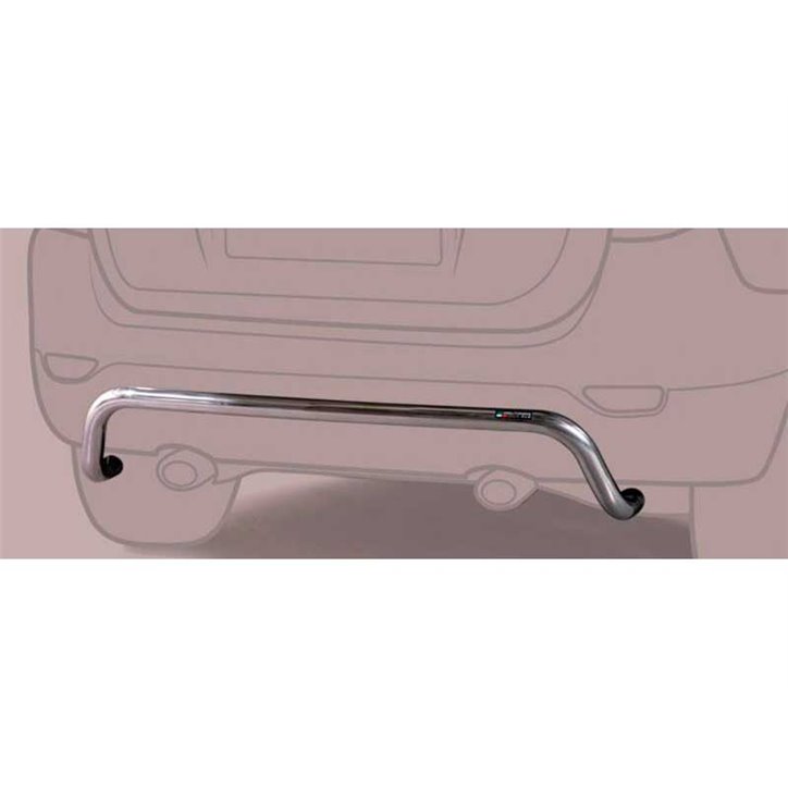 Rear Protection Mitsubishi Pinin 3D Stainless Steel 63MM