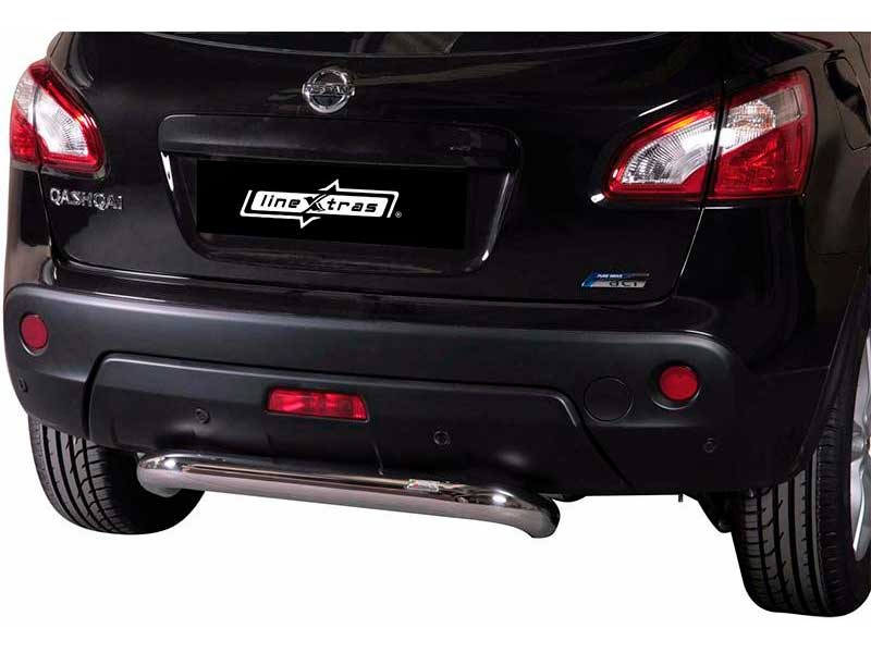 Protección Trasera Nissan Qashqai 10-13 Inox 76MM Protección Trasera Nissan Qashqai 10-13 Inox 76MM