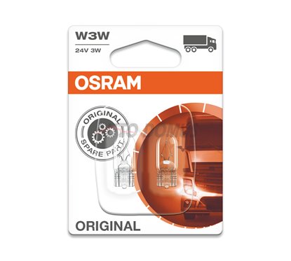 [06.2841-02B] Kit 2 Lâmpadas W3W 24V/3W OSRAM Original Line®