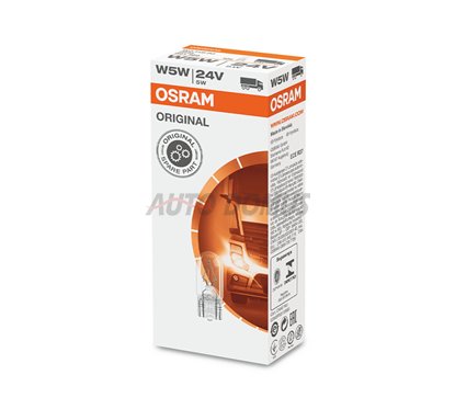 [06.2845] Kit 10 Lampes W5W 24V/5W OSRAM Original Line®