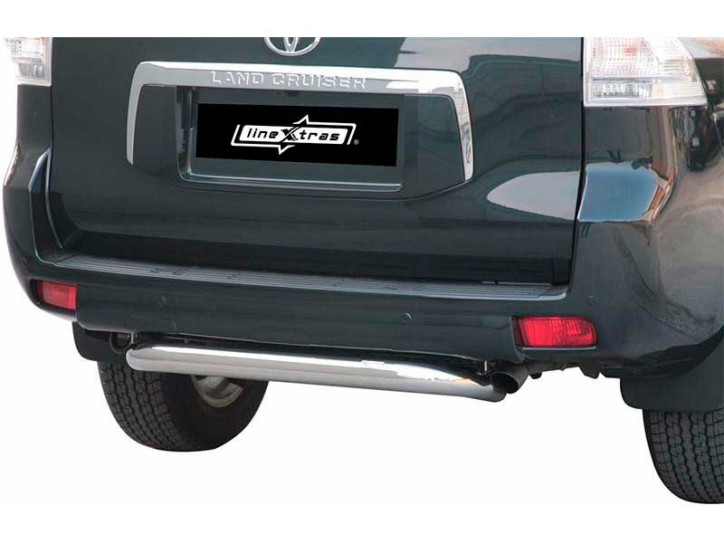 Protección Trasera Toyota Land Cruiser 150 09-13 3P Inox 76MM Protección Trasera Toyota Land Cruiser 150 09-13 3P Inox 76MM
