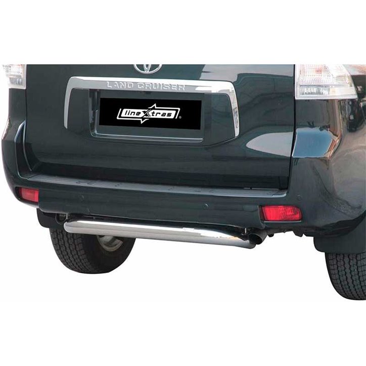 Protección Trasera Toyota Land Cruiser 150 09-13 3P Inox 76MM