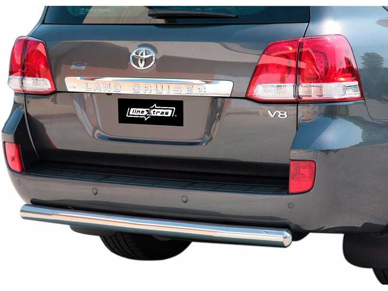 Protecção Traseira Toyota Land Cruiser V8 J200 08-11 Inox 76MM Protecção Traseira Toyota Land Cruiser V8 J200 08-11 Inox 76MM