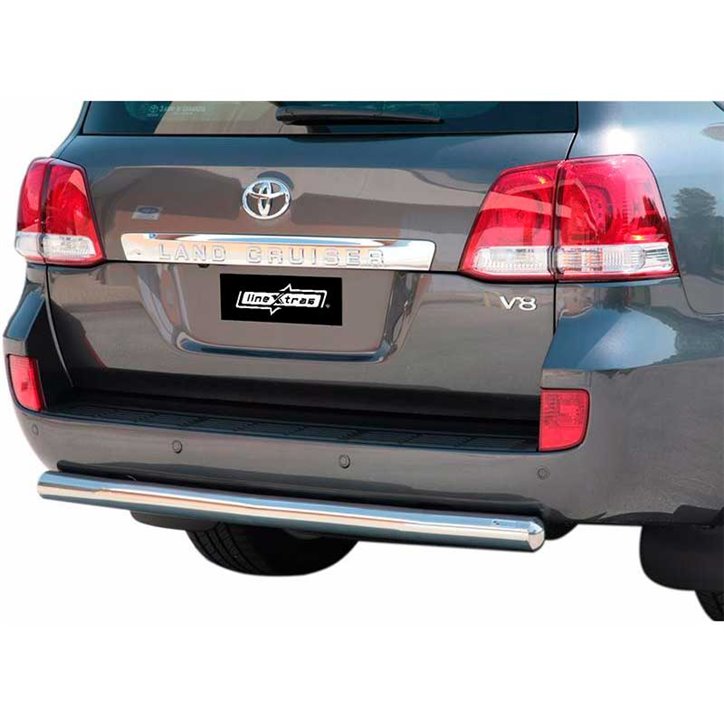 Protección Trasera Toyota Land Cruiser V8 J200 08-11 Inox 76MM