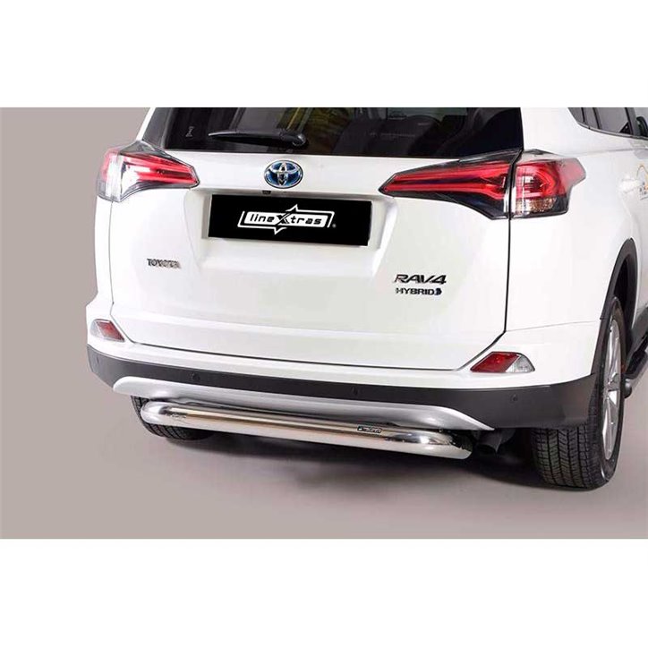 Protección Trasera Toyota Rav 4 2016+ Inox 76MM
