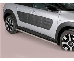 Side Protections Citroen C4 Cactus 2015+ Stainless Steel Tube 63MM