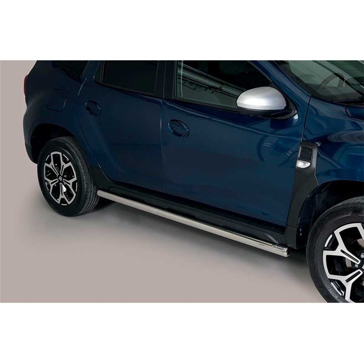 Side Protections Dacia Duster 2018+ Stainless Steel Tube 63MM