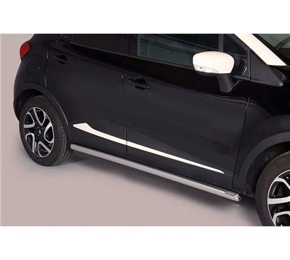 Side Protections Renault Captur 2013+ Stainless Steel Tube 63MM