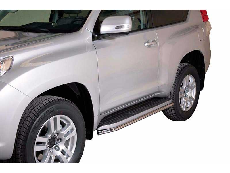 Proteções Laterais Toyota Land Cruiser 150 2009+ 3P Inox Tubo 40MM Proteções Laterais Toyota Land Cruiser 150 2009+ 3P Inox Tubo 40MM