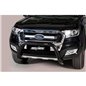 Big Bar U Ford Ranger 16-22 Inoxydable Noir 76MM Avec EC Big Bar U Ford Ranger 16-22 Inoxydable Noir 76MM Avec EC