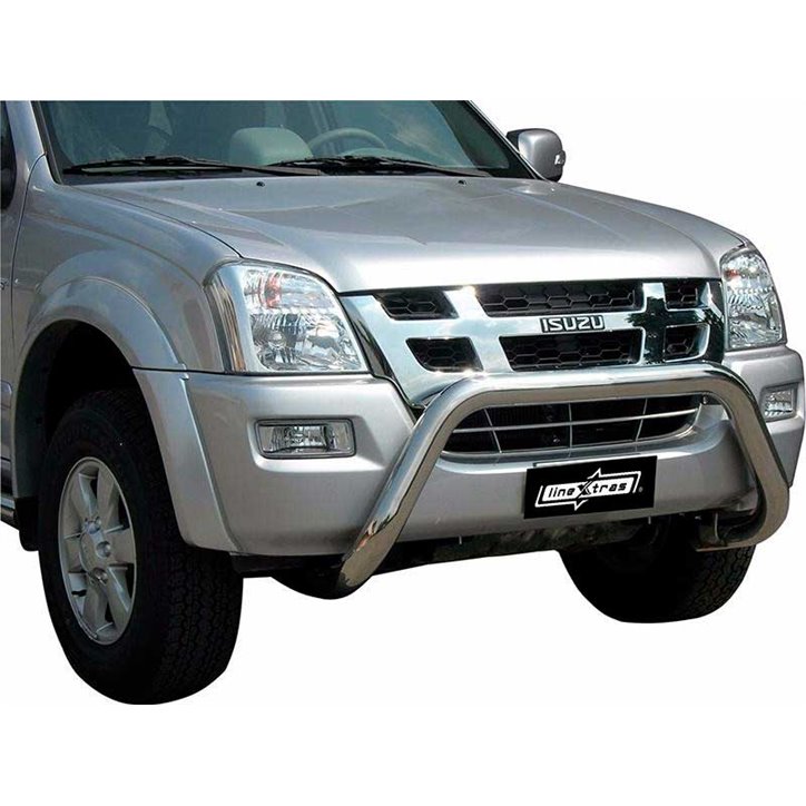 Big Bar U Isuzu D-Max 06-07 DC Stainless Steel 76MM W/O EC