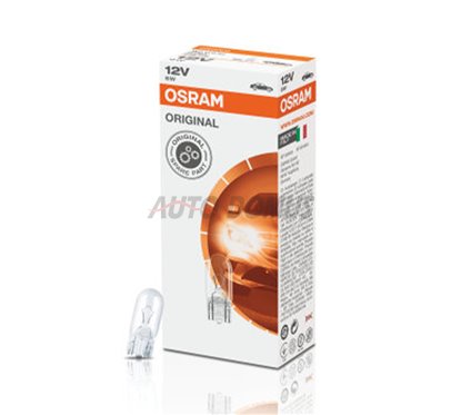 [06.3886X] Kit 10 Lamps BA9s 12V/6W OSRAM Original Minixen®