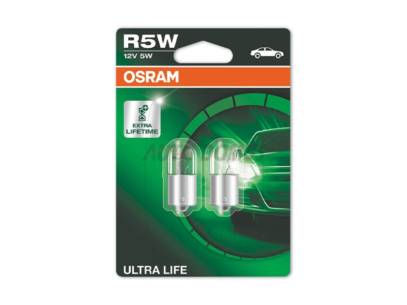 Kit 2 Lamps R5W 12V/5W OSRAM Ultra Life®