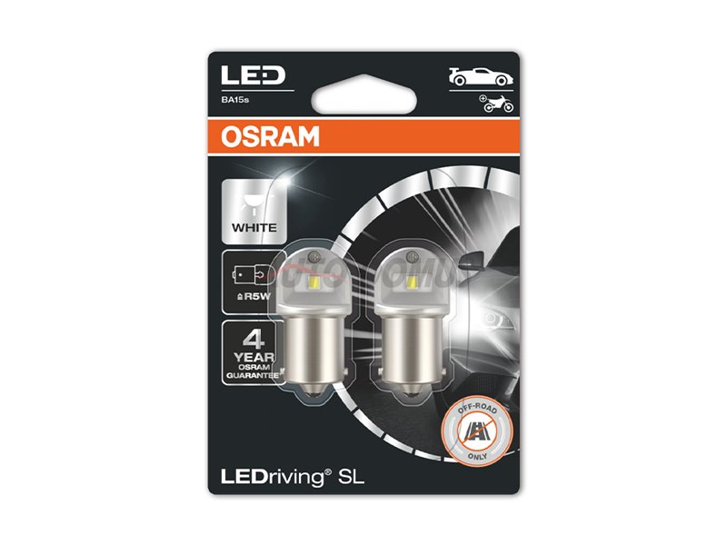 Kit 2 LED Lamps R10W 12V/1.2W OSRAM LEDriving® SL WHITE