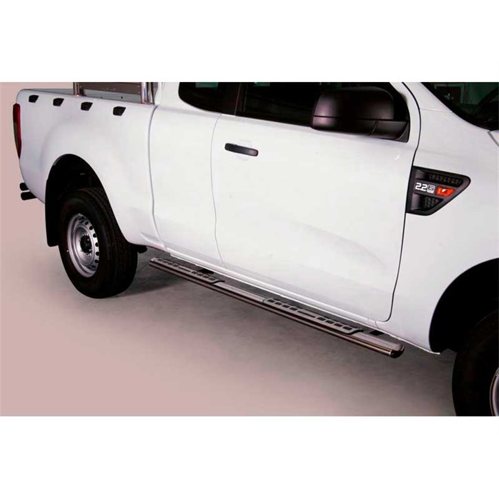 Side Steps Ford Ranger 2012+ Freestyle Cab Stainless Steel DSP
