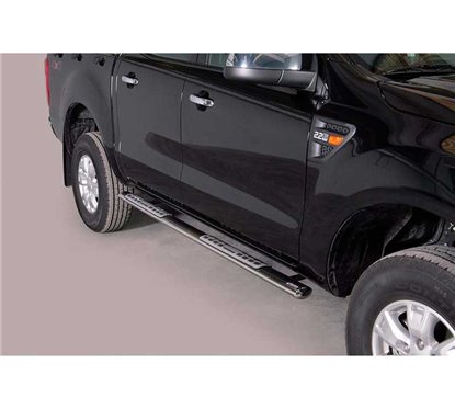 Estribos Ford Ranger 12-16 CD Inox DSP