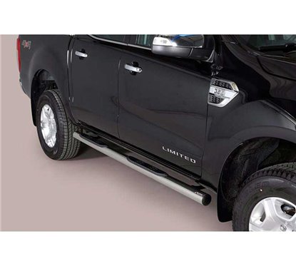 Estriberas Ford Ranger DC 2012+ Inox Tubo 76MM