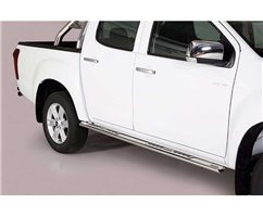 Side Steps Isuzu D-Max 12-20 DC Stainless Steel DSP