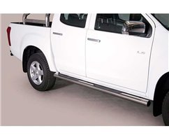 Side Steps Isuzu D-Max 12-20 DC Stainless Steel Tube 76MM