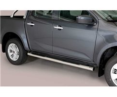 Side Steps Isuzu D-Max 2020+ DC Stainless Steel Tube 76MM