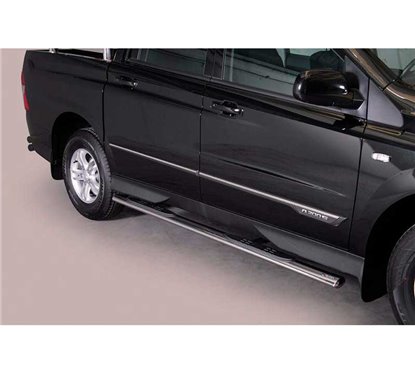 Side Steps Ssangyong Actyon Sports 2012+ Stainless Steel GPO