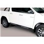 Marche Pieds Toyota Hilux Revo 2016+ DC Inoxydable Noir DSP Marche Pieds Toyota Hilux Revo 2016+ DC Inoxydable Noir DSP