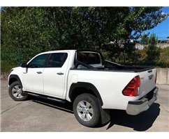 Marche Pieds Toyota Hilux Revo 2016+ DC Inoxydable Noir DSP