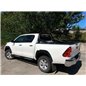 Marche Pieds Toyota Hilux Revo 2016+ DC Inoxydable Noir DSP Marche Pieds Toyota Hilux Revo 2016+ DC Inoxydable Noir DSP