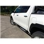 Marche Pieds Toyota Hilux Revo 2016+ DC Inoxydable Noir DSP Marche Pieds Toyota Hilux Revo 2016+ DC Inoxydable Noir DSP