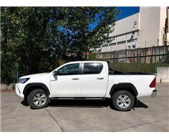 Marche Pieds Toyota Hilux Revo 2016+ DC Inoxydable Noir DSP