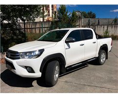 Marche Pieds Toyota Hilux Revo 2016+ DC Inoxydable Noir DSP
