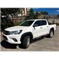 Marche Pieds Toyota Hilux Revo 2016+ DC Inoxydable Noir DSP Marche Pieds Toyota Hilux Revo 2016+ DC Inoxydable Noir DSP
