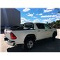Marche Pieds Toyota Hilux Revo 2016+ DC Inoxydable Noir DSP Marche Pieds Toyota Hilux Revo 2016+ DC Inoxydable Noir DSP