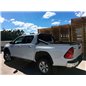Marche Pieds Toyota Hilux Revo 2016+ DC Inoxydable Noir DSP Marche Pieds Toyota Hilux Revo 2016+ DC Inoxydable Noir DSP