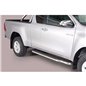 Side Steps Toyota Hilux Revo 2016+ Extra Cab Stainless Steel W/ Platform Side Steps Toyota Hilux Revo 2016+ Extra Cab Stainless Steel W/ Platform