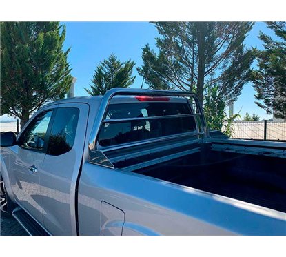 Frente Roll-Bar Ford Ranger 2016+ Inox C/ Proteção Vidro