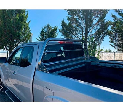 Front Roll-Bar Toyota Hilux Revo 2016+ Stainless Steel W/ Glass Protection