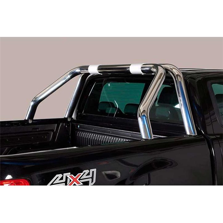 Roll-Bar Courte Ford Ranger 2012+ Inoxydable Sans Légende